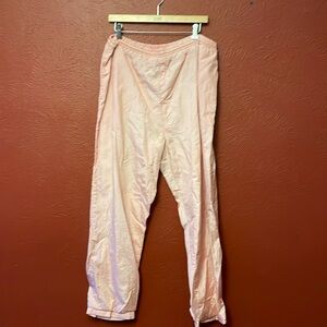 Vintage Bubblegum Pink Parachute Pants 90s